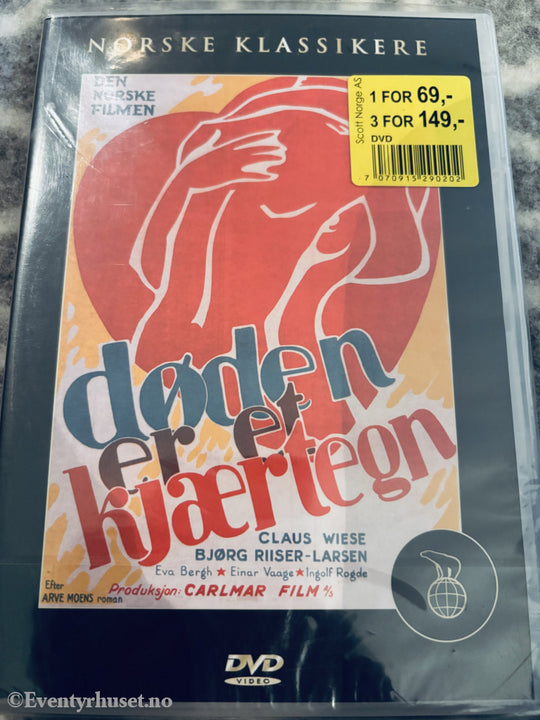 Døden er et kjærtegn (Norske Klassikere). DVD. Ny i plast!
