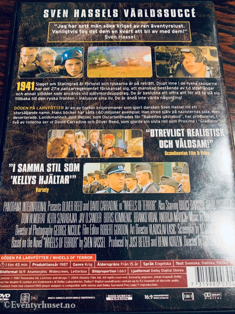 Døden På Larveføtter. 1987. Dvd. Dvd