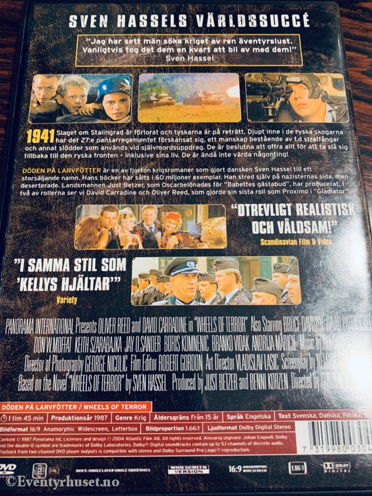 Døden På Larveføtter. 1987. Dvd. Dvd