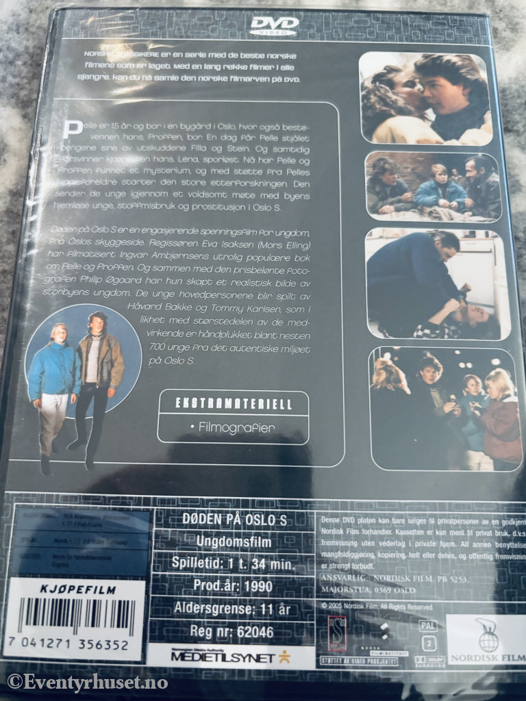 Døden på Oslo S (Norske Klassikere). DVD. Ny i plast!