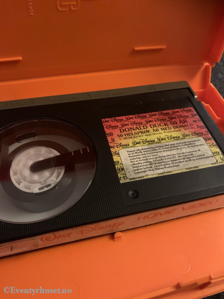 Donald Duck 50 År. Vhs Big Box. Beta Film.