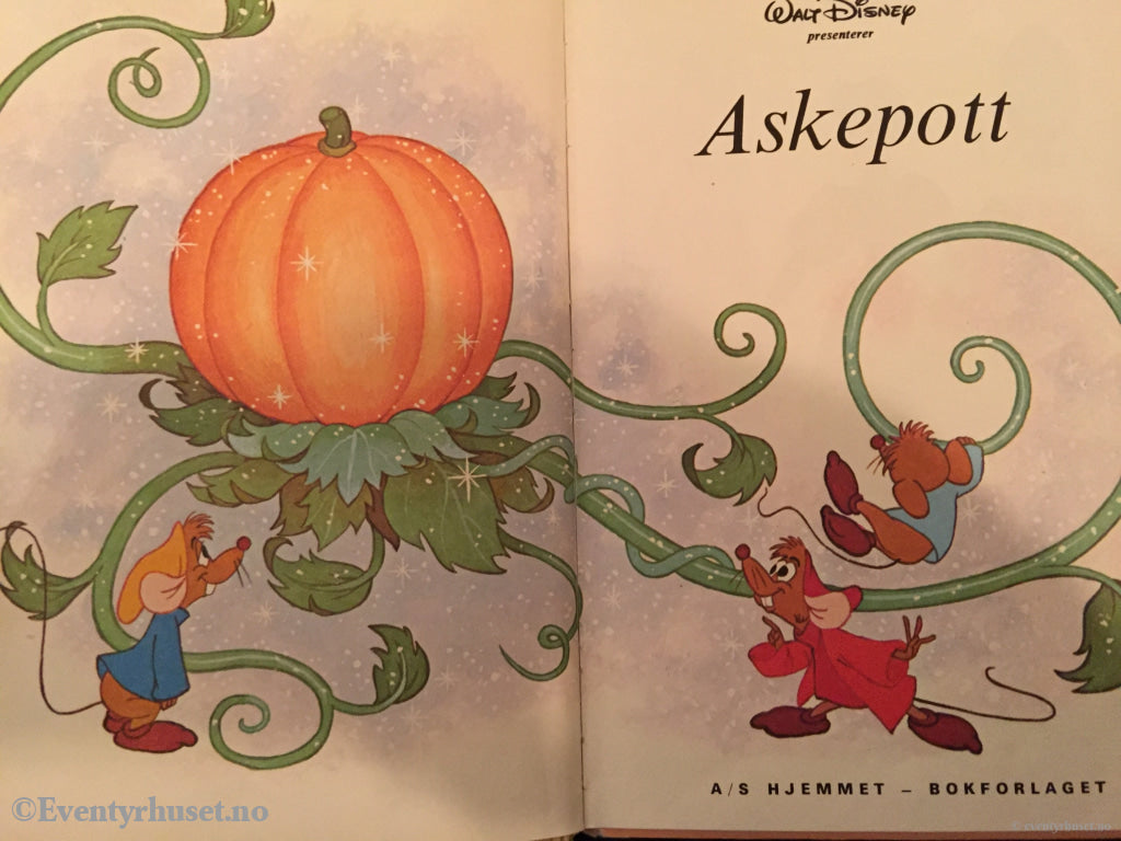 Donald Ducks Bokklubb. 1980. Askepott. Bokklubb