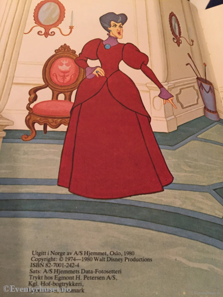 Donald Ducks Bokklubb. 1980. Askepott. Bokklubb