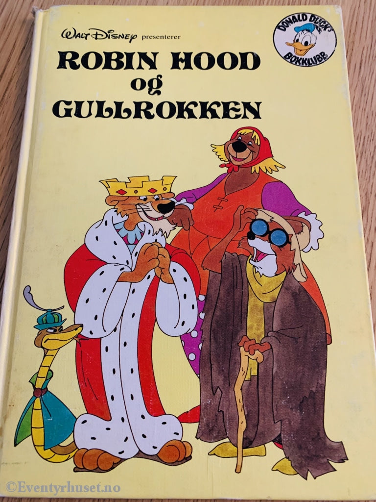 Donald Ducks Bokklubb. 1987. Robin Hood Og Gullrokken. Bokklubb