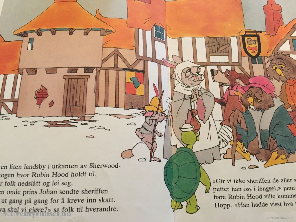 Donald Ducks Bokklubb. 1979. Robin Hood Redder Vennene Sine. Bokklubb
