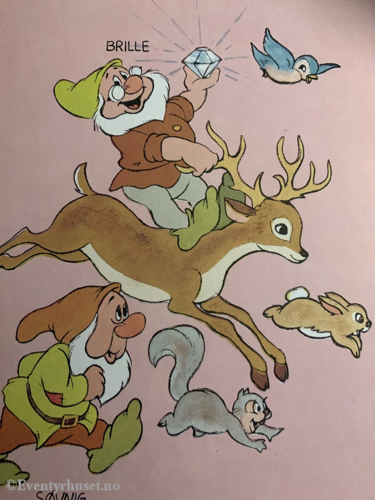 Donald Ducks Bokklubb. 1979. Snehvit Besøker De Syv Dverger. Bokklubb