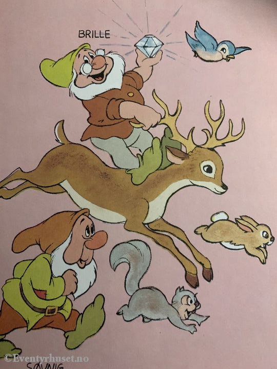 Donald Ducks Bokklubb. 1979. Snehvit Besøker De Syv Dverger. Bokklubb