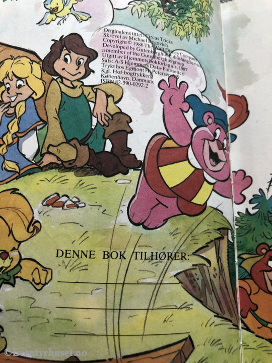 Donald Ducks Bokklubb. 1986. Bompibjørnene Lager Sirkus. Bokklubb