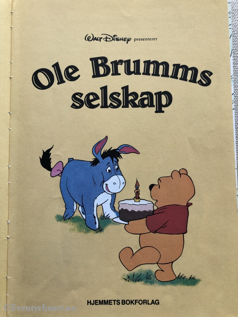 Donald Ducks Bokklubb. 1989. Ole Brumms Selskap. Bokklubb
