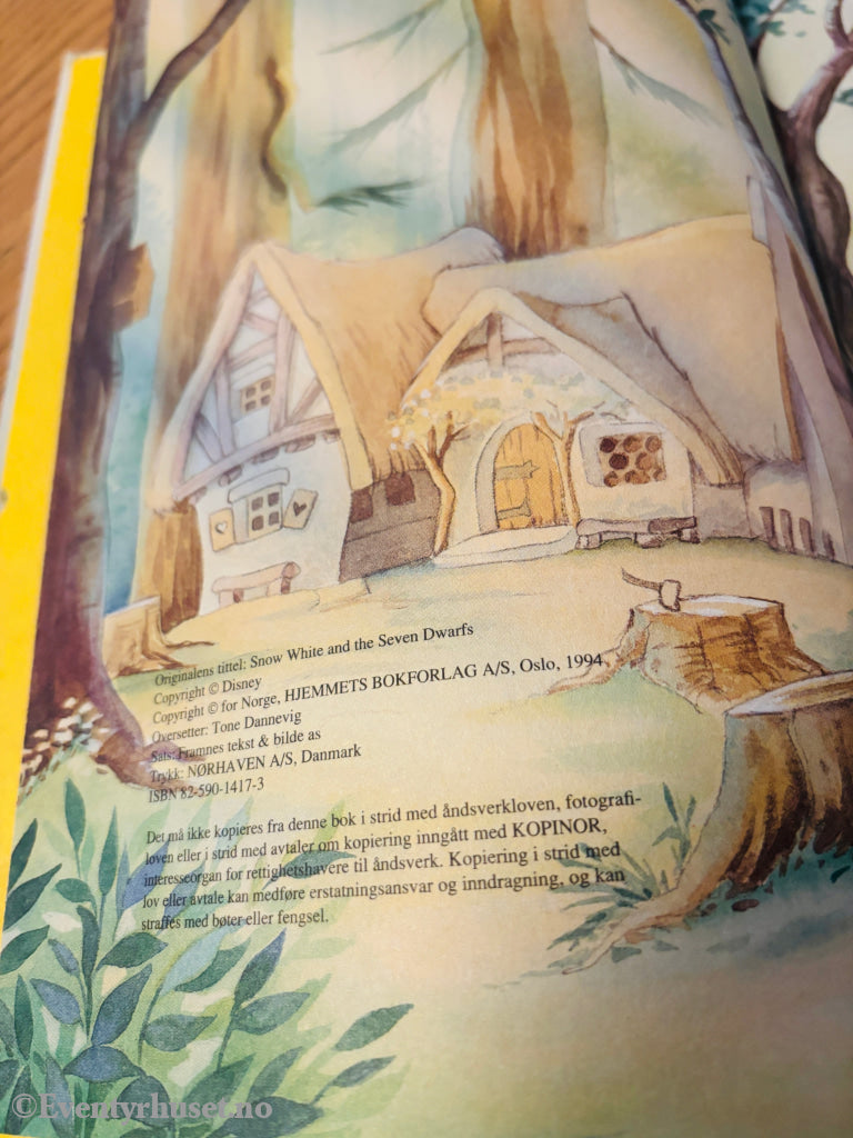 Donald Duck’s Bokklubb. 1994. Snehvit og de 7 dvergene. Donald Duck’s Bokklubb