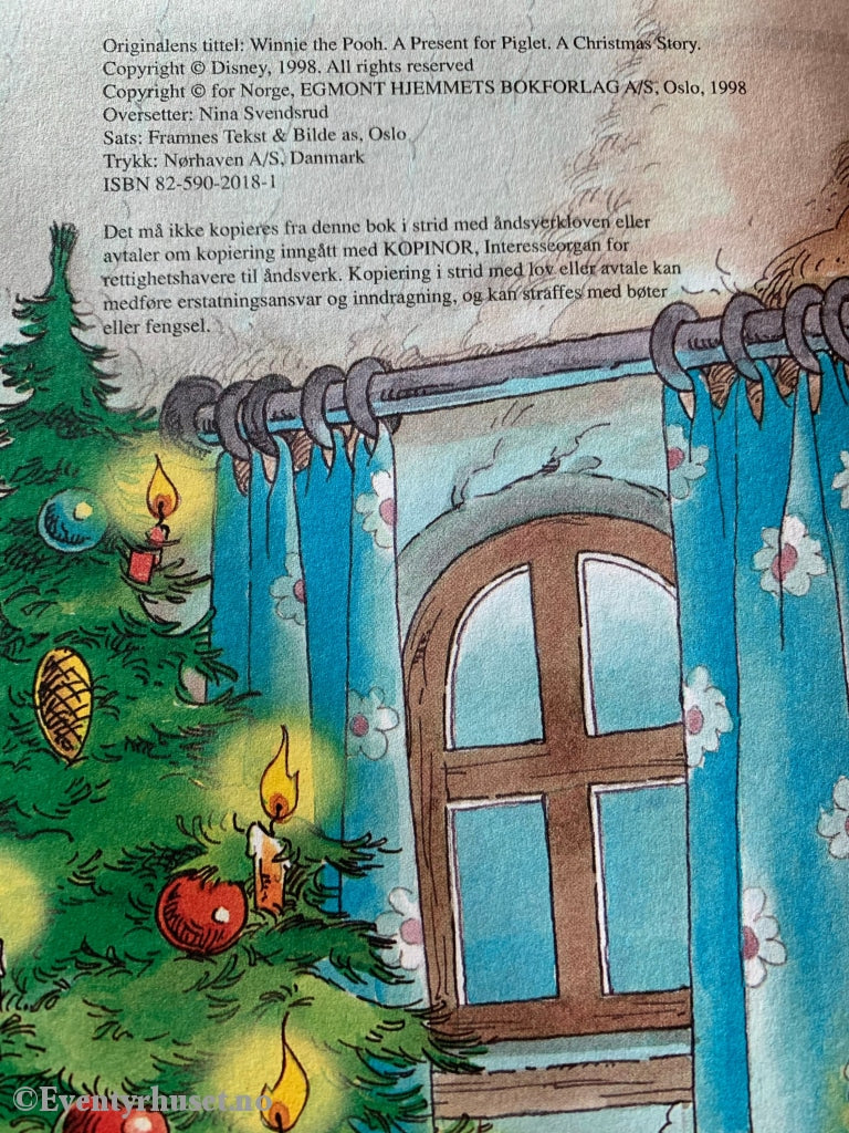 Donald Ducks Bokklubb. 1998. Ole Brumms Juleløfte. Bokklubb