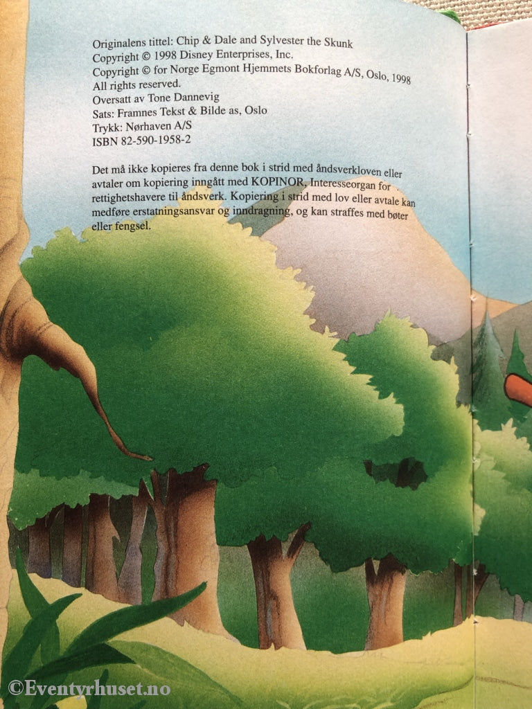 Donald Ducks Bokklubb. 1998. Snipp Og Snapp Hjelper En Venn. Bokklubb