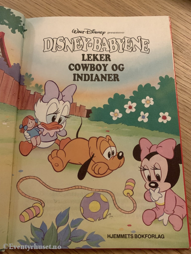 Donald Ducks Bokklubb. Disney-Babyene Leker Cowboy Og Indianer. 1992. Fortelling