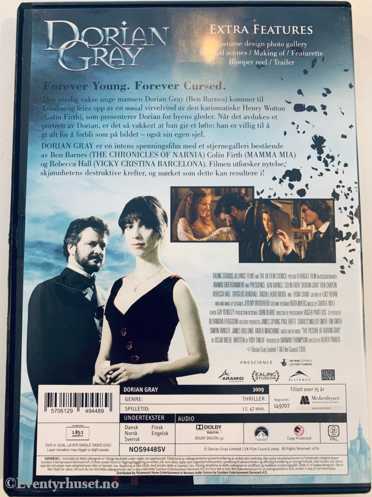 Dorian Gray. Dvd. Dvd
