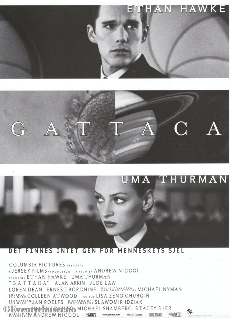 Download: Gattaca. Unik Brosjyre På 2 Sider Med Norsk Tekst (Vaskeseddel). Digital Fil I Pdf-Format.