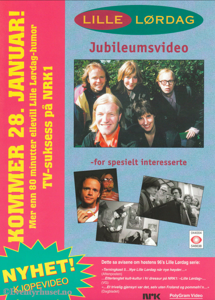 Download: Lille Lørdag. Unik Brosjyre På 2 Sider Med Norsk Tekst (Vaskeseddel). Digital Fil I