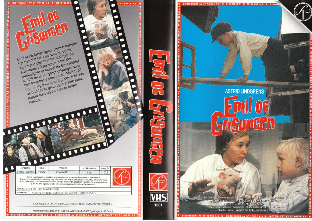 Download / Stream: Astrid Lindgren. 1972. Emil I Lønneberga. Vhs Big Box. Norwegian Subtitles.