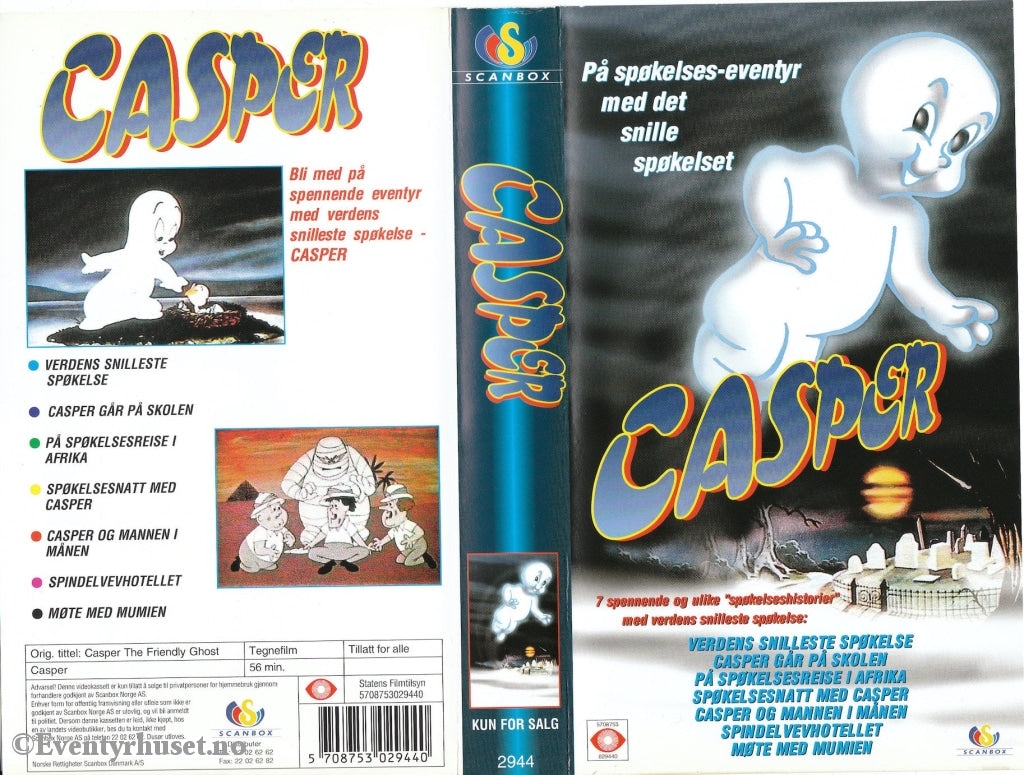 Download / Stream: Casper. Vhs. Norwegian Dubbing. Vhs