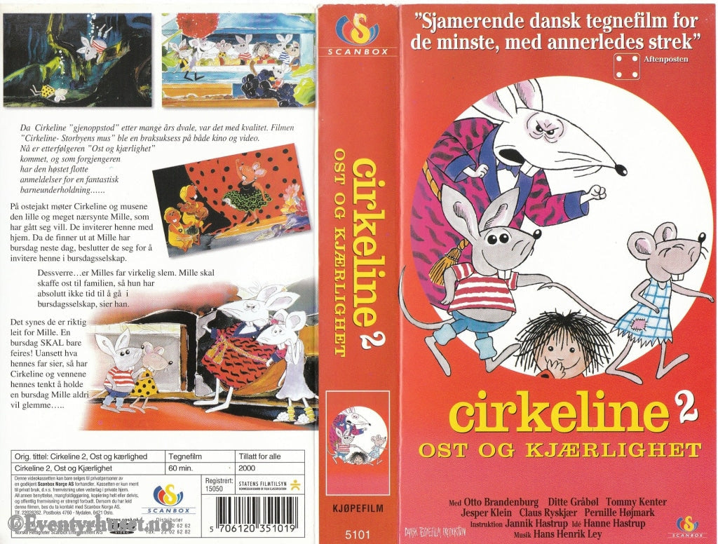 Download / Stream: Cirkeline. Vol. 2. Ost Og Kjærlighet. Vhs. Norwegian Dubbing. Vhs