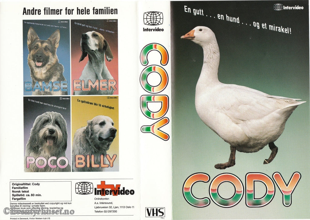 Download / Stream: Cody. Vhs Big Box. Norwegian Subtitles.