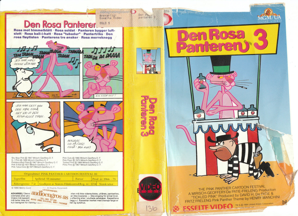 Download / Stream: Den Rosa Panteren. Vol. 3. 1966-75. Vhs Big Box. Norwegian Subtitles.