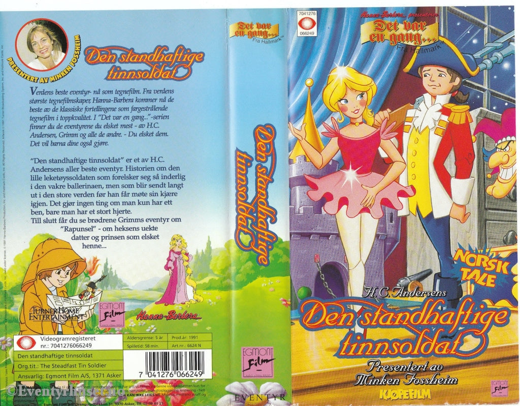 Download / Stream: Den Standhaftige Tinnsoldat. Presentert Av Minken Fossheim. 1991. Vhs. Norwegian