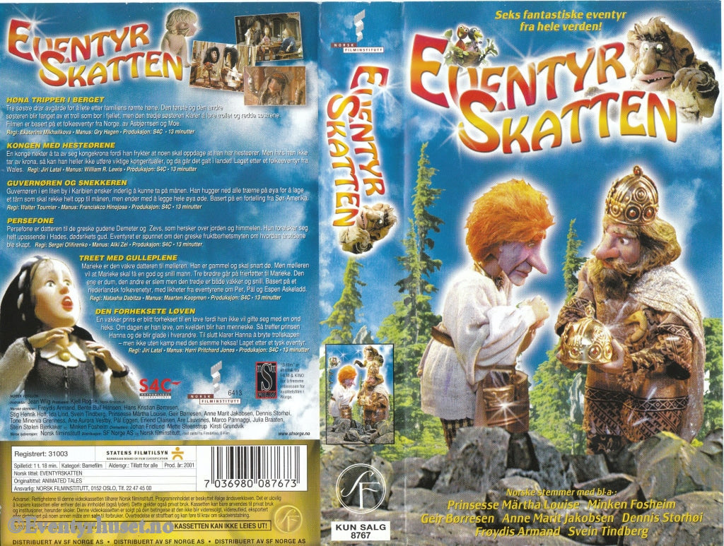 Download / Stream: Eventyrskatten. Vhs. Norwegian Dubbing. Vhs