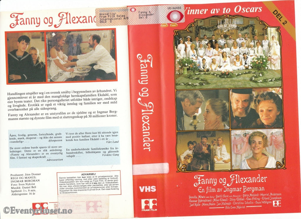 Download / Stream: Fanny Og Alexander. Vol. 2. Vhs Big Box. Norwegian Subtitles.