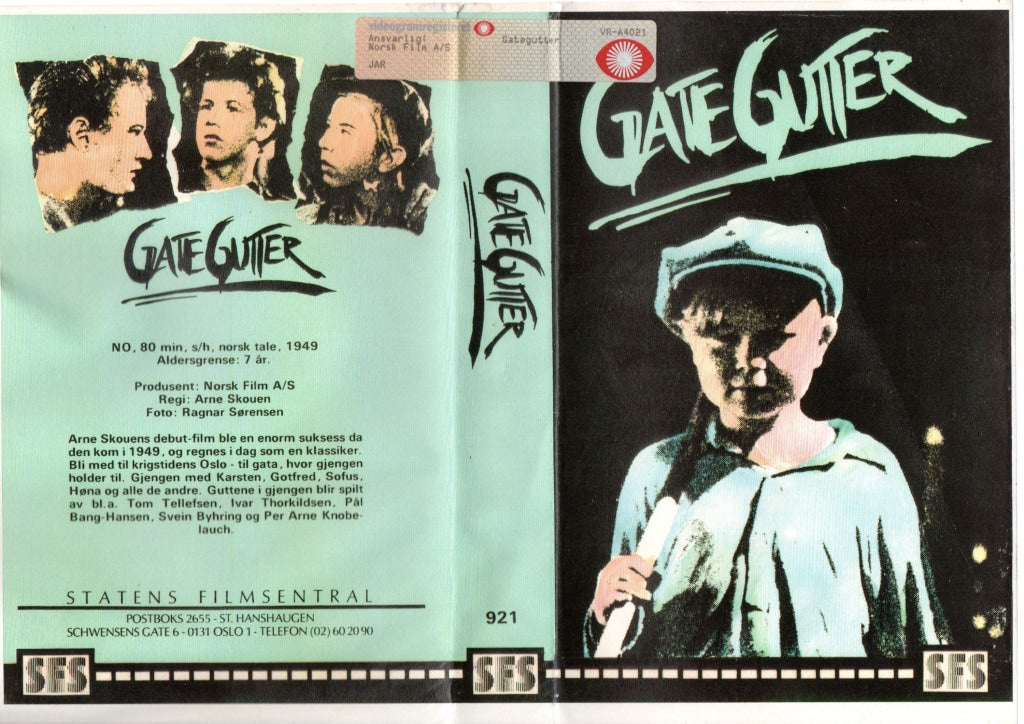 Download / Stream: Gategutter. 1949. VHS Big Box. Norwegian. VHS