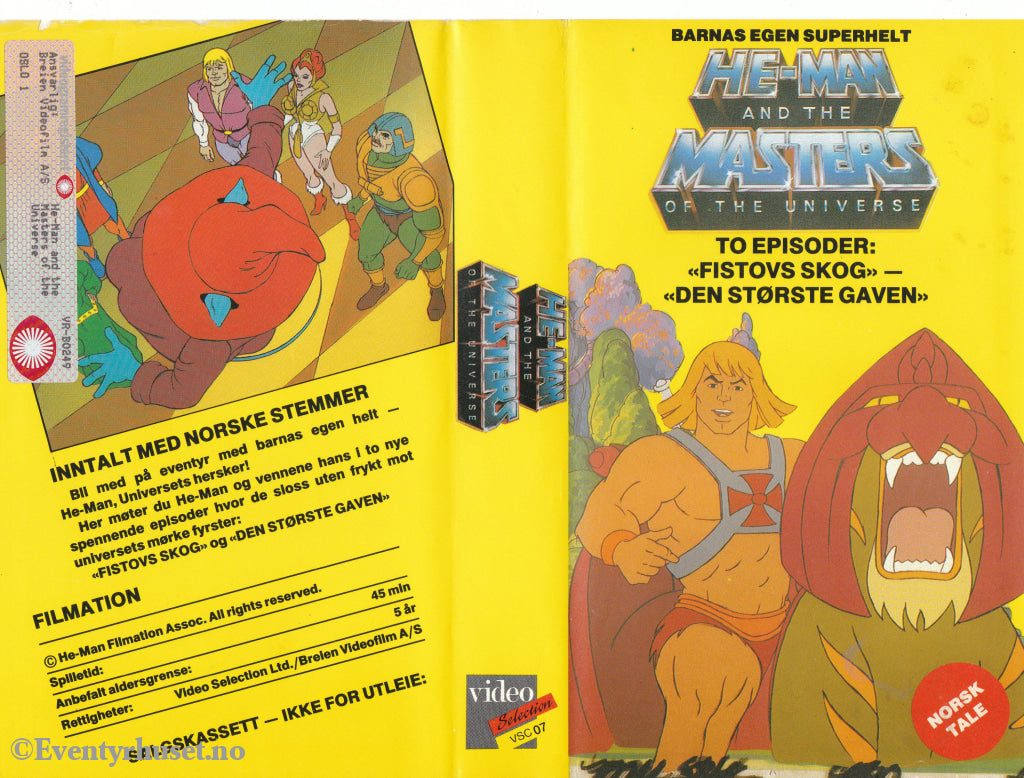 Download / Stream: He-Man And The Masters Of Universe. Fisto´s Skog Den Største Gaven. Vhs.