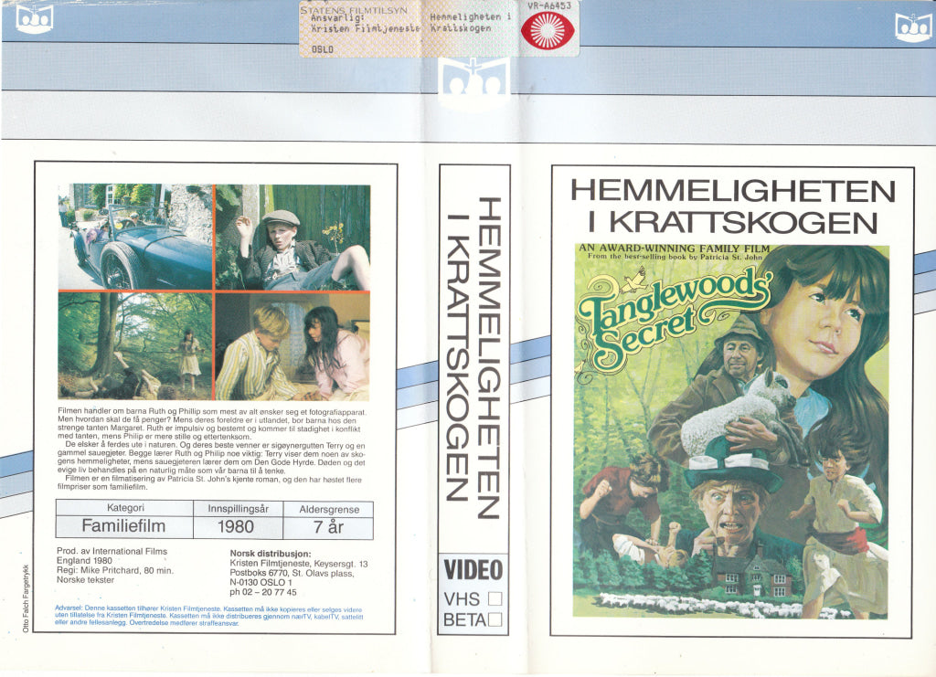 Download / Stream: Hemmeligheten I Krattskogen. 1980. Vhs Big Box. Norwegian Subtitles.