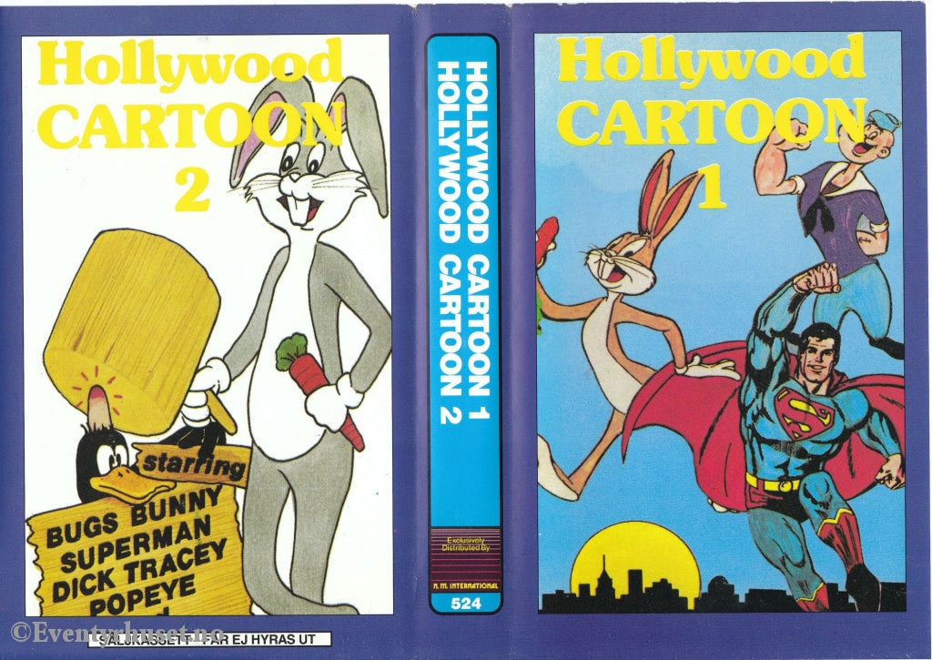 Download / Stream: Holllywood Cartoon. Vol. 1 & 2. Vhs Big Box. Swedish Subtitles.