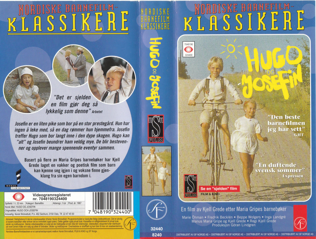 Download / Stream: Hugo og Josefin. 1967. VHS SB. Norwegian subtitles. VHS