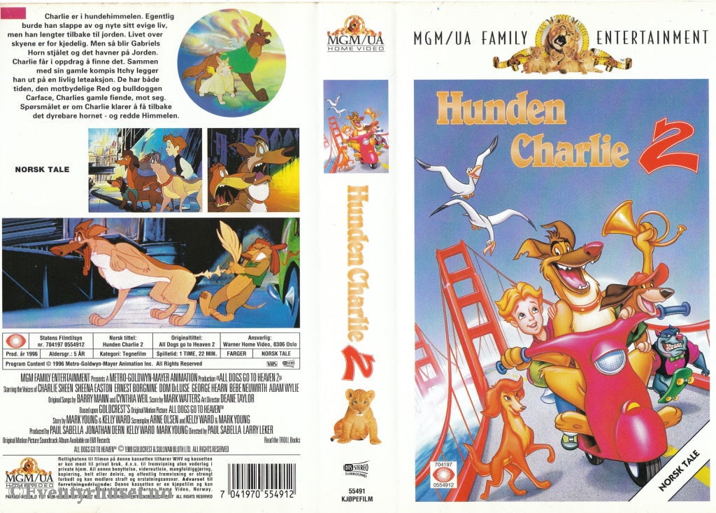 Download / Stream: Hunden Charlie. Vol. 2. 1996. Vhs. Norwegian Dubbing. Vhs