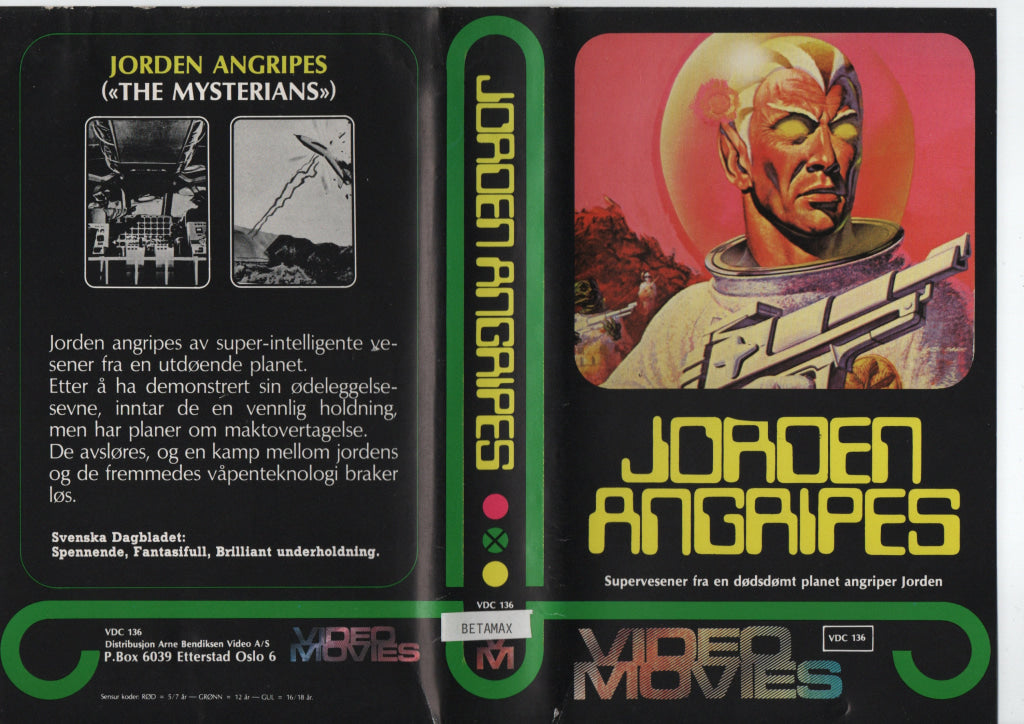 Download / Stream: Jorden angripes. VHS Big Box. Norwegian subtitles. VHS