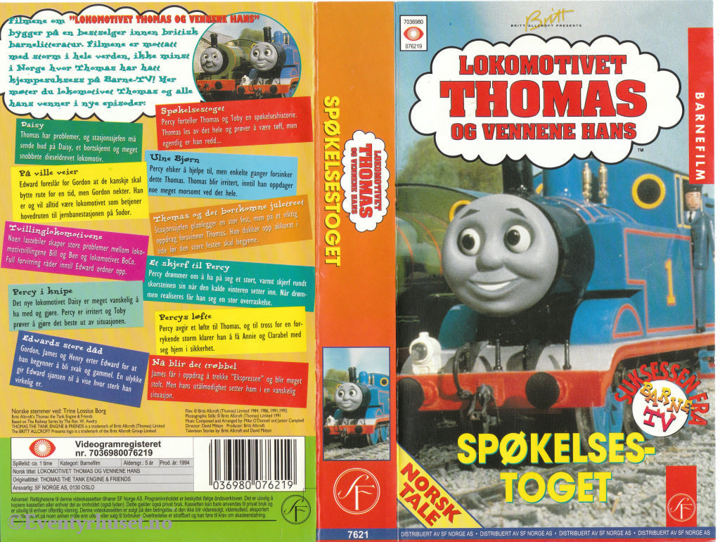 Download / Stream: Lokomotivet Thomas Og Vennene Hans. Spøkelsestoget. (Thomas The Tank Engine And