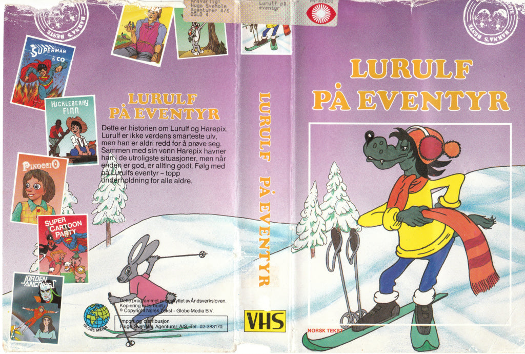 Download / Stream: Lurulf På Eventyr. Vhs Big Box. Norwegian Subtitles.