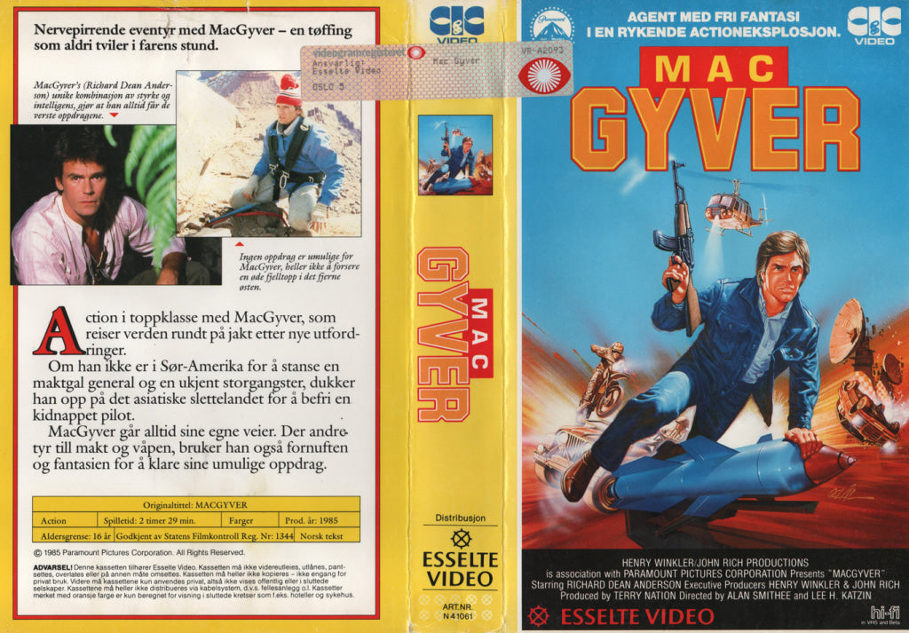 Download / Stream: Macgyver. 1985. Vhs Big Box. Norwegian Subtitles.