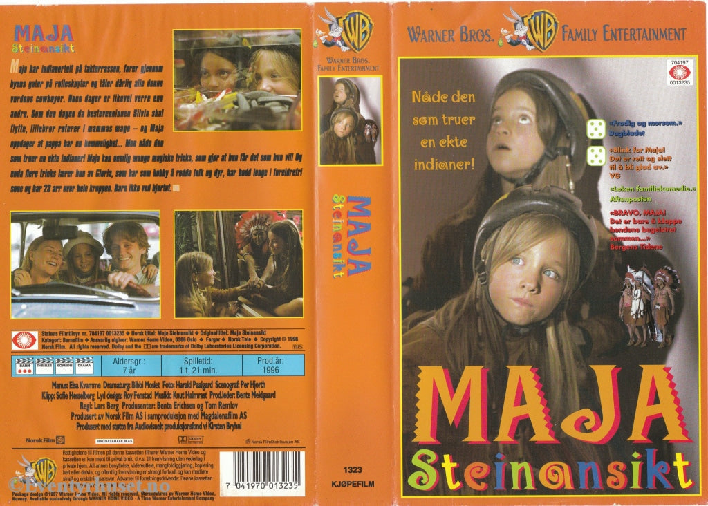Download / Stream: Maja Steinansikt. 1996. Vhs. Norwegian. Vhs
