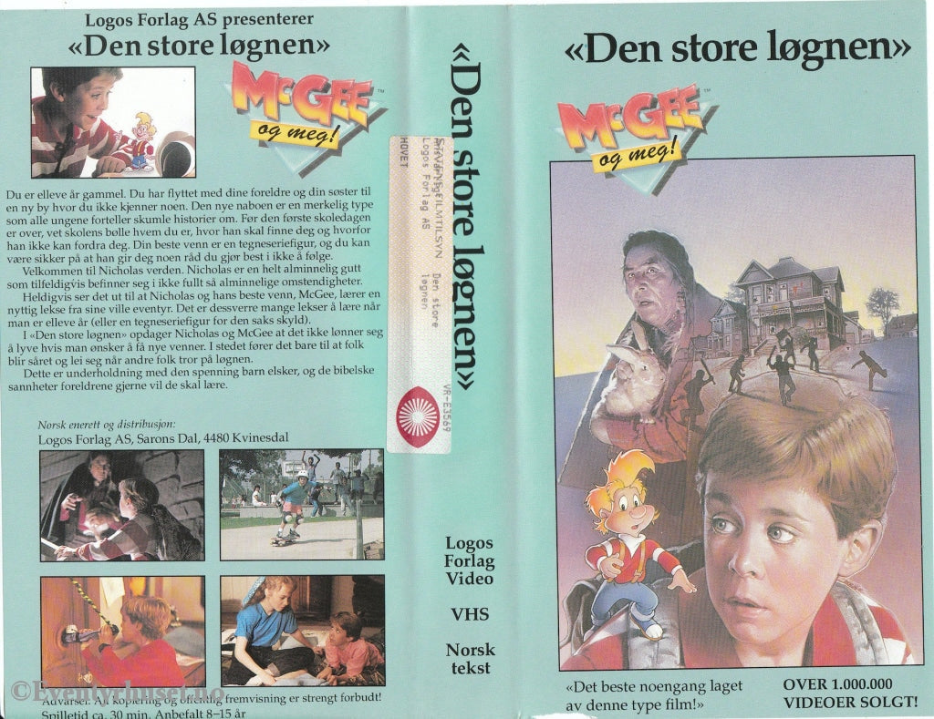 Download / Stream: Mcgee Og Meg! Den Store Løgnen. Vhs. Norwegian Subtitles. Vhs