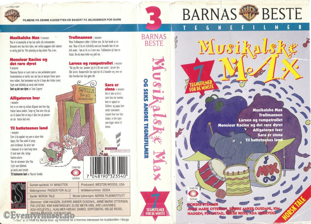 Download / Stream: Musikalske Max. Vhs. Norwegian Dubbing. Vhs