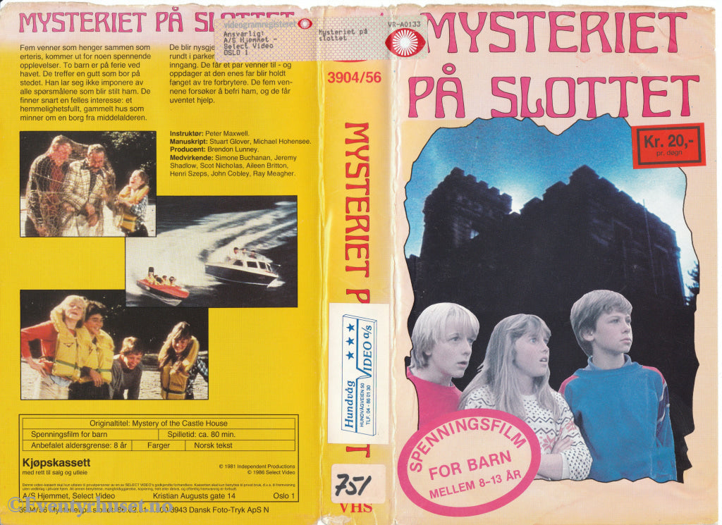 Download / Stream: Mysteriet På Slottet (Mystery Of The Castle House). 1981/86 Vhs Big Box.