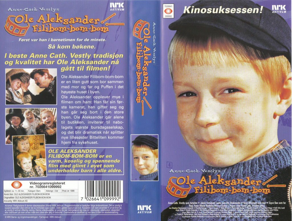 Download / Stream: Ole Aleksander Filibom-bom-bom. 1998. VHS SB. Norwegian. VHS