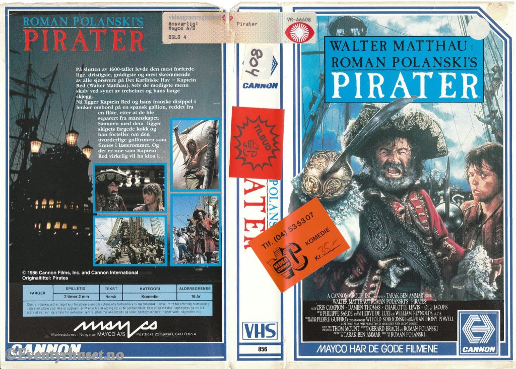 Download / Stream: Pirater. Vhs Big Box. Norwegian Subtitles.