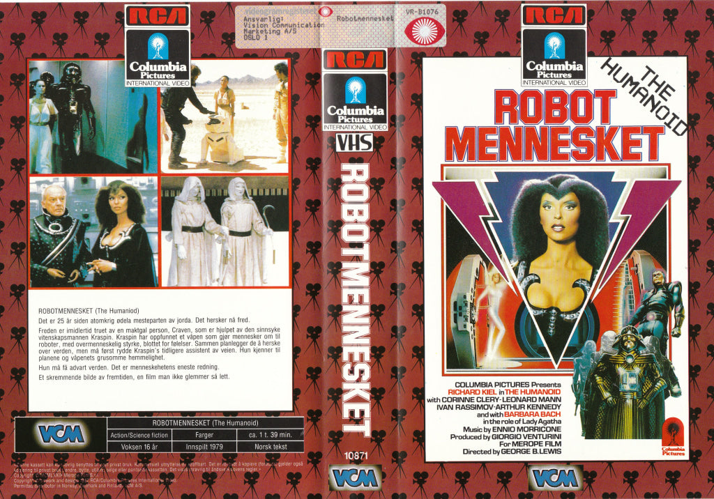Download / Stream: Robotmennesket. 1979. Vhs Big Box. Norwegian Subtitles.