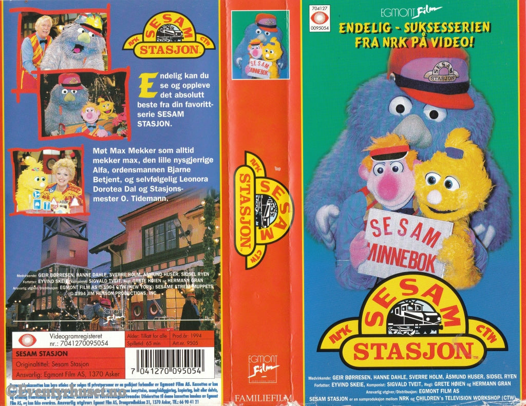 Download / Stream: Sesam Stasjon. 1994 Vhs. Norwegian Dubbing. Stream Vhs