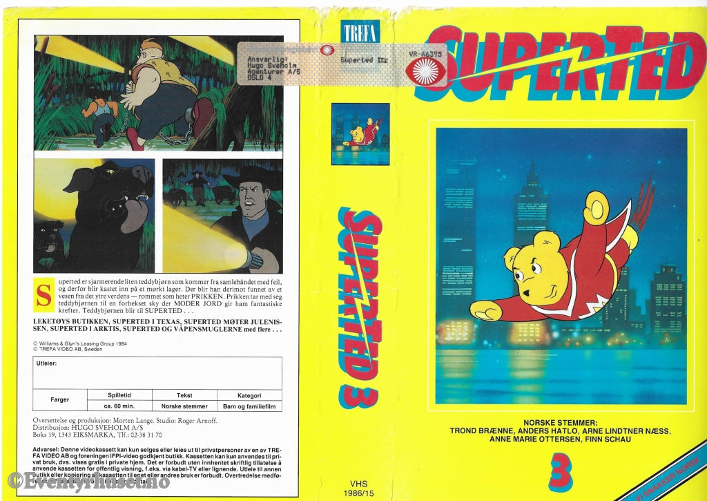 Download / Stream: Superted. Vol. 3. Vhs Big Box. Norwegian Dubbing.