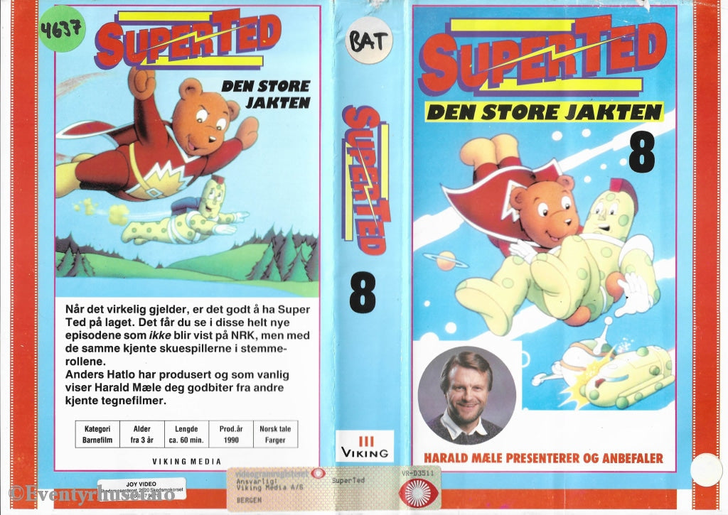 Download / Stream: Superted. Vol. 8. Vhs Big Box. Norwegian Dubbing.