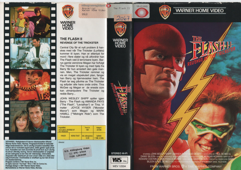 Download / Stream: The Flash II. 1991. VHS Big Box. Norwegian subtitles. VHS