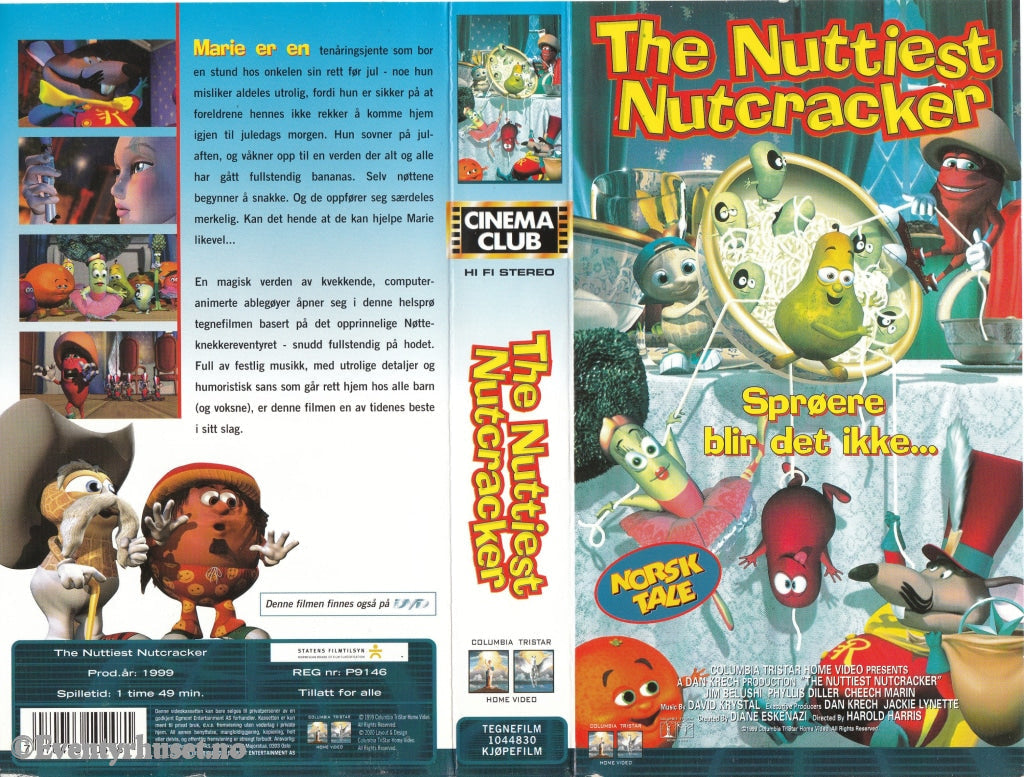 Download / Stream: The Nuttiest Nutcracker. 1999. Vhs. Norwegian Dubbing. Vhs